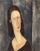 Amedeo Modigliani, Blue Eyes or Portrait of Madame Jeanne Hebuterne (mk39)